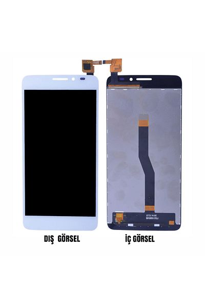 General Mobile Teknonet General Mobile Discovery 2 Plus Compatible Lcd+Touch - White
