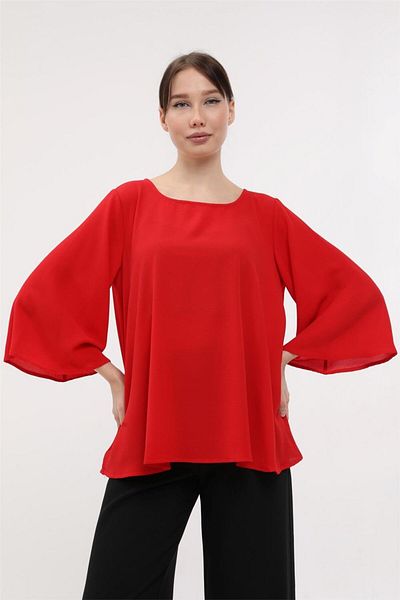 HomeStore Bluse mit Kanalärmeln