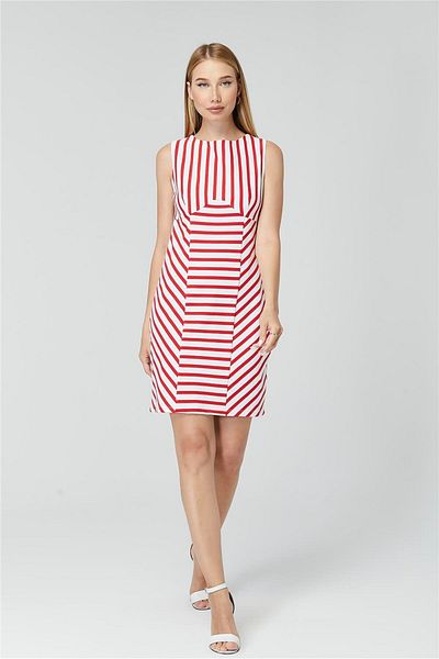 HomeStore Gestreiftes Jerseykleid