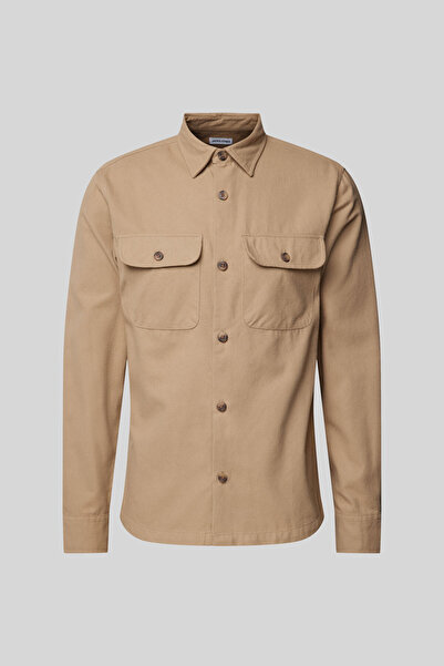 Jack & Jones Erkek JJDARREN FLANNEL Gömlek LS - Bej