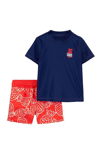 Carter's Little Boy Sunscreen Swimsuit Set