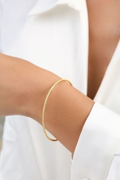 10 gr 22 Ayar Simli Ajda Altın Bilezik