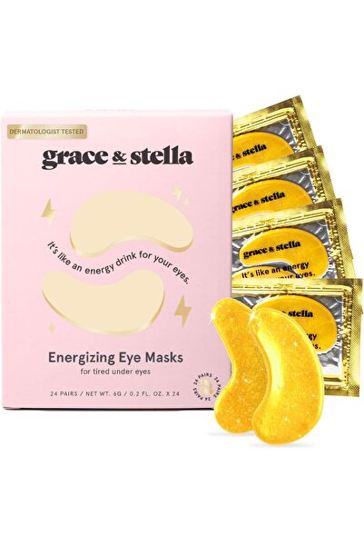 grace & stella Energizing Eye Mask Enerji Verici Göz Maskesi Koyu Halkalar Gö...