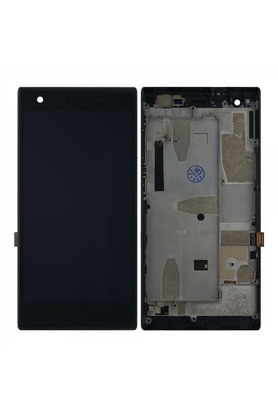 Nettech Teknonet Turkcell T50 Compatible Lcd Touch Screen with Slats - Black