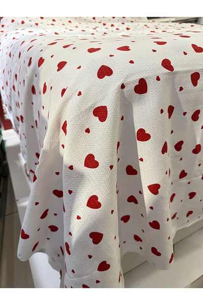 ŞENER HOME Heart Pattern 150X240 cm Single Single Pike