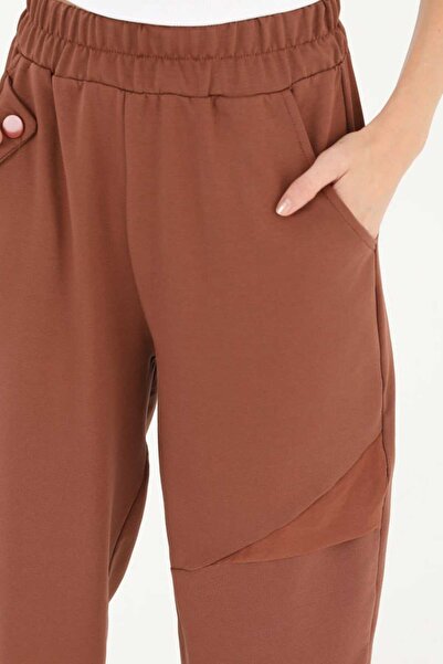 Puane Carrot Trousers with Elastic Waist 18105