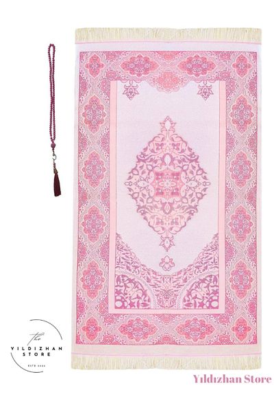Yıldızhan Store Taffeta Prayer Rug, Dowry, Gift, Hac and Umrah Gift, Bundle, Prayer Mat