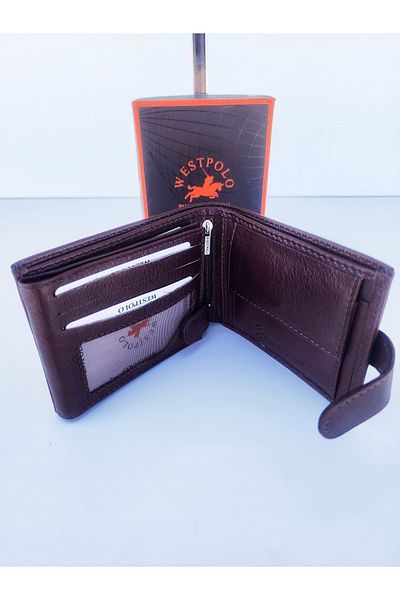 WEST POLO CÜZDAN Мъжка чанта - West Polo (A) качество, естествена кожа, портфейл