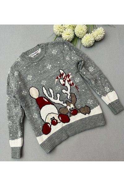 Lolliboomkids Tricotaj unisex Pulover Anul Nou - Zapada - Iarna Concept Tesut Culoare Gamă mare de modele