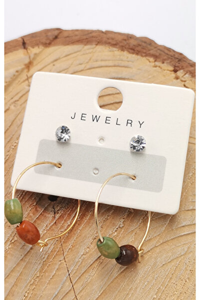 Monalisa Home أقراط فاخرة بأشكال ملونة