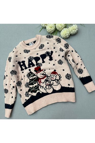 Lolliboomkids Tricotaj unisex Pulover Anul Nou - Zapada - Iarna Concept Tesut Culoare Gamă mare de modele