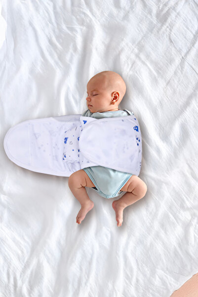 Messev Group Bebe Kundak Kemer 0-4 Ay Desenli Renkli Pamuk Yarım Kundak Kemer