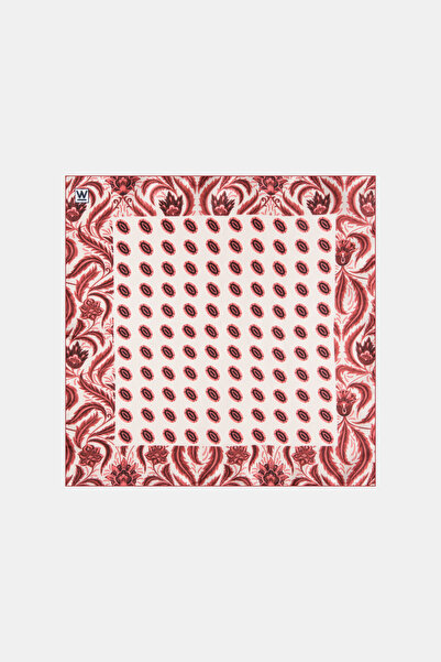 W Collection BORDO- BEJ İPEK MENDİL