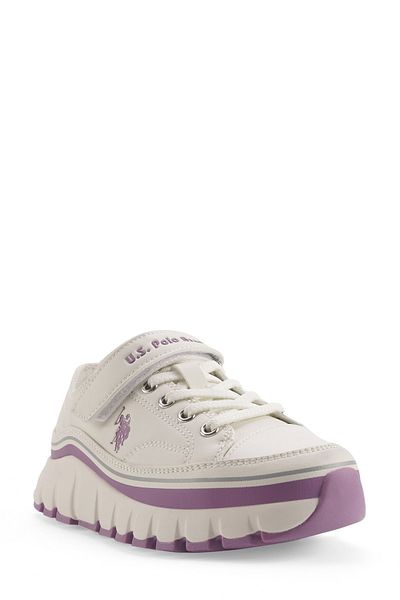 U.S. Polo Assn. Tenis pentru fete KENTA 4PR alb