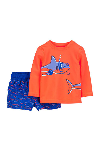 Carter's مجموعة ملابس السباحة الواقية من الشمس للأطفال الرضع