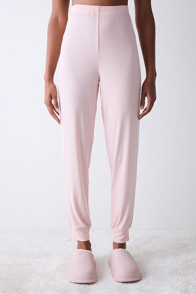 Penti Dream Solid Dried Rose Pink Trousers Pajama Bottoms