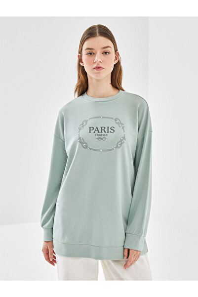 LC Waikiki Crew Neck Printed Women's Tunic