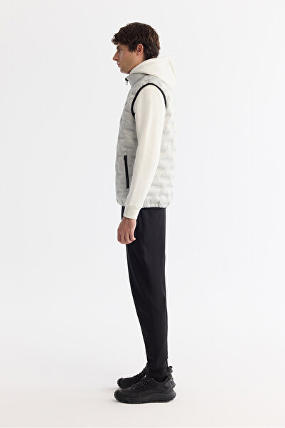 Avva Erkek Gri Dik Yaka Su İtici Rüzgar Geçirmez Şişme Hafif Comfort Fit Yelek A42Y6505