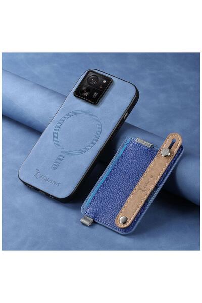 Zebana حافظة متوافقة مع هاتف Xiaomi Mi 13T Pro 2in1، حافظة جلدية ممتازة باللو...