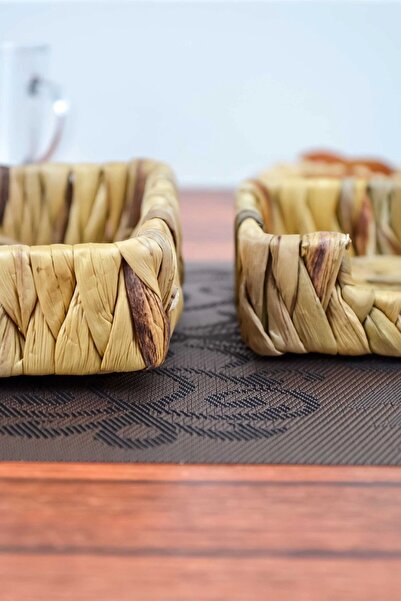 AVANTAGE HOME Aiden - 2-pack Wicker Water Hyacinth Napkin Holder