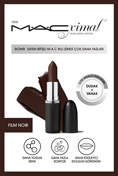 M.A.C Zenginleştirilmiş Formülü İle Dudaklara Yumuşaklık,Pürüzsüz Görünüm Ver...
