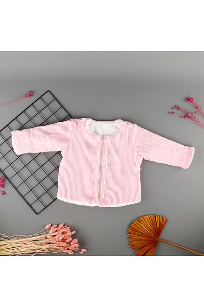 bebegci Cholet Children's Seasonal Coat with Flower Detail