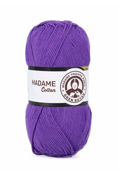Ören Bayan Madame Cotton Knitting - Σχοινί Μωβ Χέρι 021