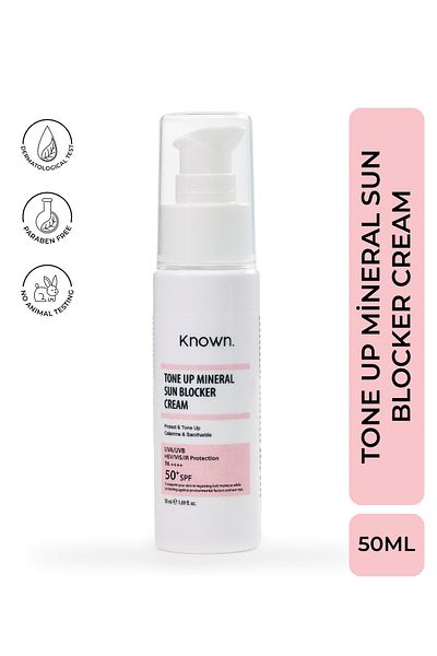 KNOWN. SPF 50+ Pink SunscrEEn - Tone EqualizEr (pink Tone-Up)