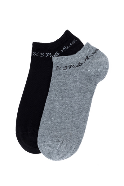 U.S. Polo Assn. Women's 2-Piece Booties Socks 50274175-Vr086
