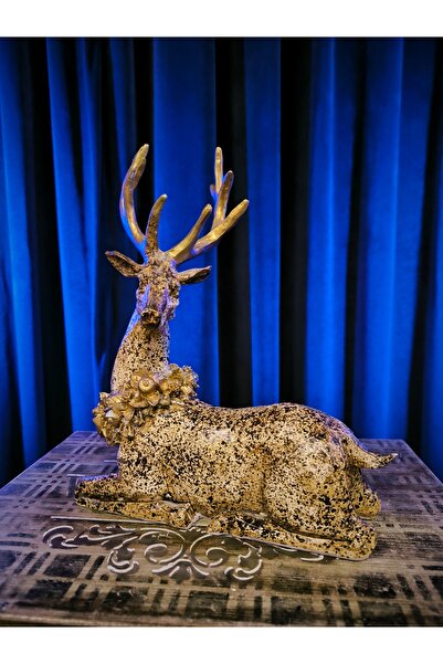 MAYdesign Dekoratif Tasarım Boyama Geyik Heykeli