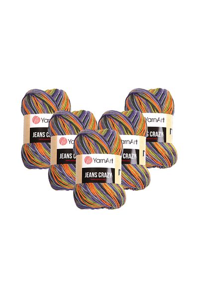 Yarnart Jeans Crazy 5 Πακέτο - 5x50 γρ.