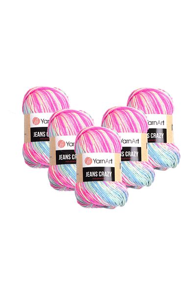 Yarnart Jeans Crazy 5 Pack - 5x50 Gr