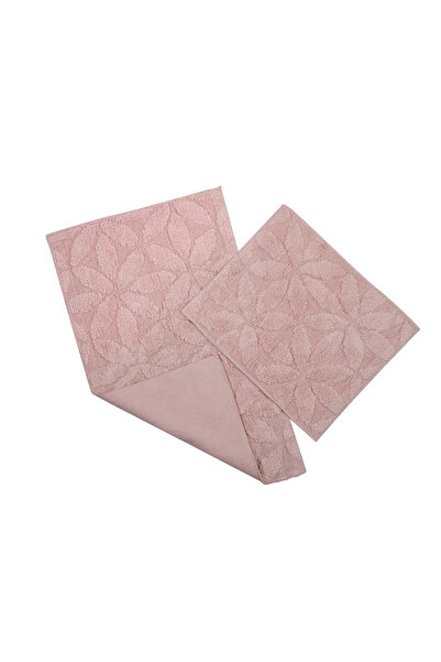 Fialka سجادة حمام 2 عبوة من البودرة المزخرفة بالزهور