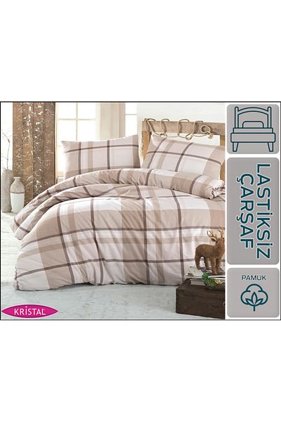 Kristal Sava Single Khaki Pique Set