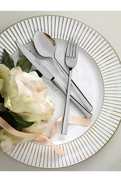 Pierre Cardin Harmony Cutlery Set for 12 People 84 Pieces
