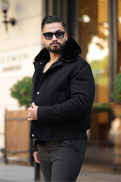 RHONES Men's Furry Bowl Coat