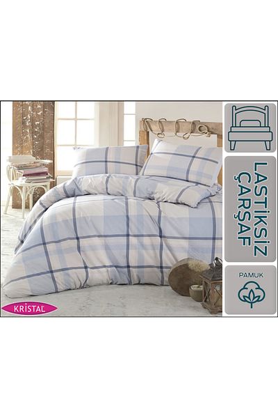 Kristal Sava Blue Single Pique Set