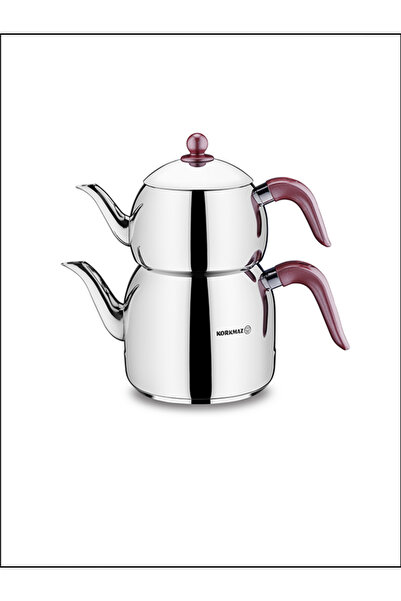 KORKMAZ A195 Retro Çaydanlık Takımı Rose