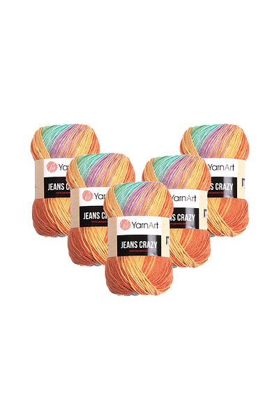 Yarnart Jeans Crazy 5 Pack - 5x50 Gr