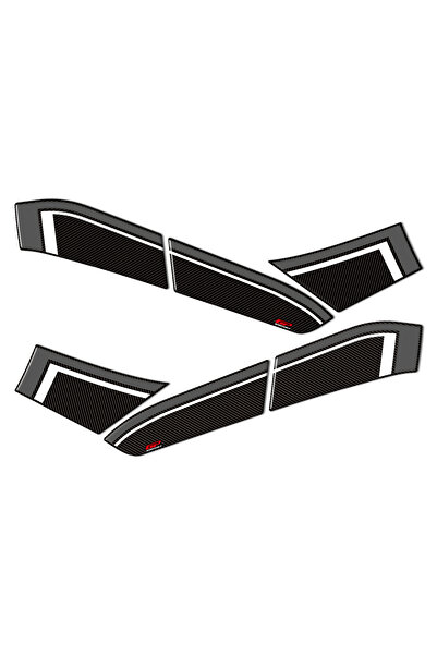 GP KOMPOZİT GP Kompozit Yamaha NMAX 125 / 155 2021-2024 Uyumlu Yan Pad Gri