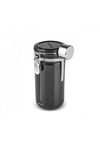Karaca Mastermaid 1000 ml Black Coffee Storage Container with Lock and Lid