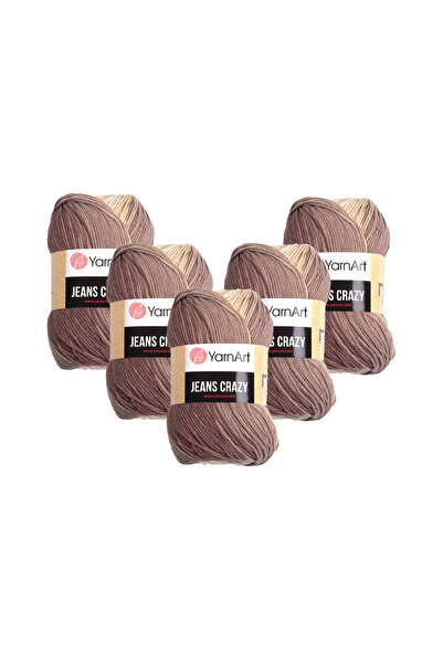 Yarnart JEANS CRAZY ΣΥΣΚΕΥΑΣΙΑ 5 ΤΕΜΑΧΙΩΝ - 5Χ50 ΓΡ.