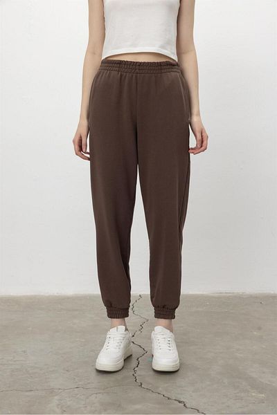 TUBİA Γυναικείο Bitter Brown Elastic Jogger Sweatpants