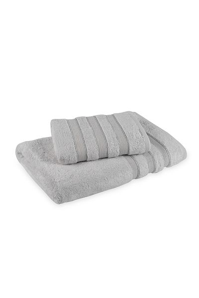 Fialka Πετσέτα Oberyn Bamboo 2 Συσκευασία Γκρι 50x90