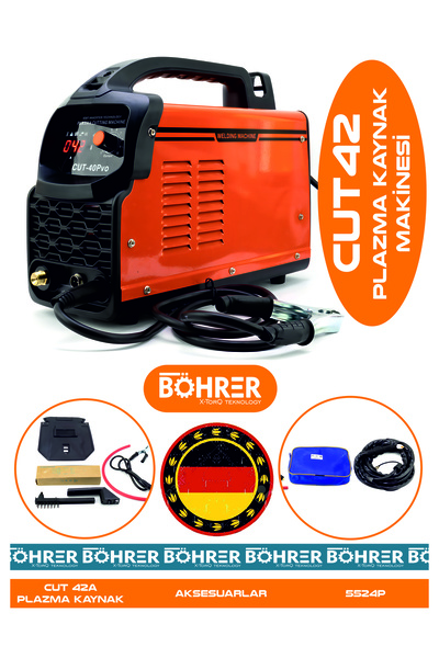 BÖHRER ALMAN CUT42A İNVERTER PLAZMA KAYNAK MAKİNESİ - PROFİL SAC KESME MAKİNESİ