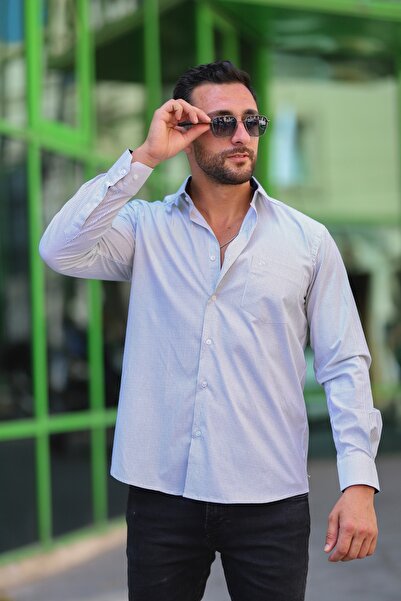 PASSERO Редовна кройка Раирана ликра риза