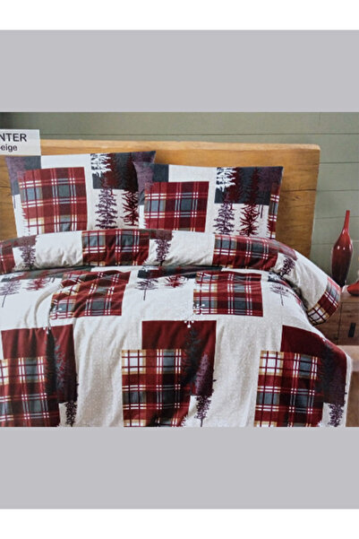 First Choice Flannel Bedding Set Winter Beige Single