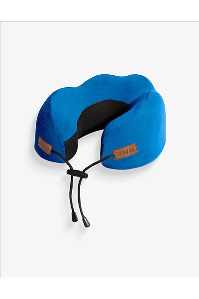 Viscofoam Cozy Orthopedic Travel Pillow Visco Neck Supported Travel Pillow - Blue |   Ergo Travel
