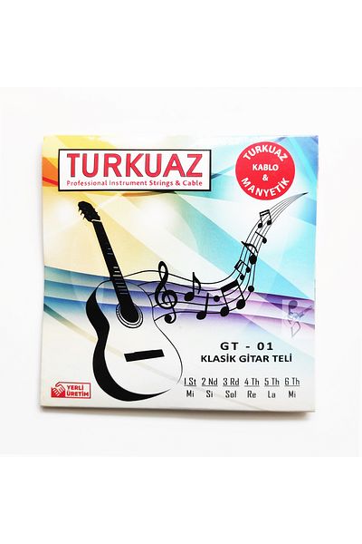 Turkuaz Gt-01 Classic Guitar String Set - Dupont Set