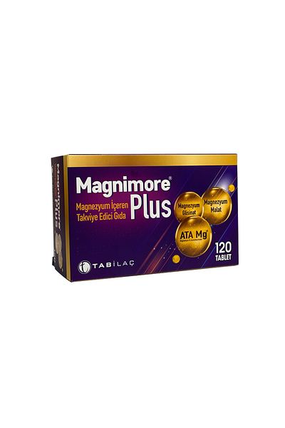 Magnimore Magnimore Plus Magnesium Dietary Supplement 120 Tablets